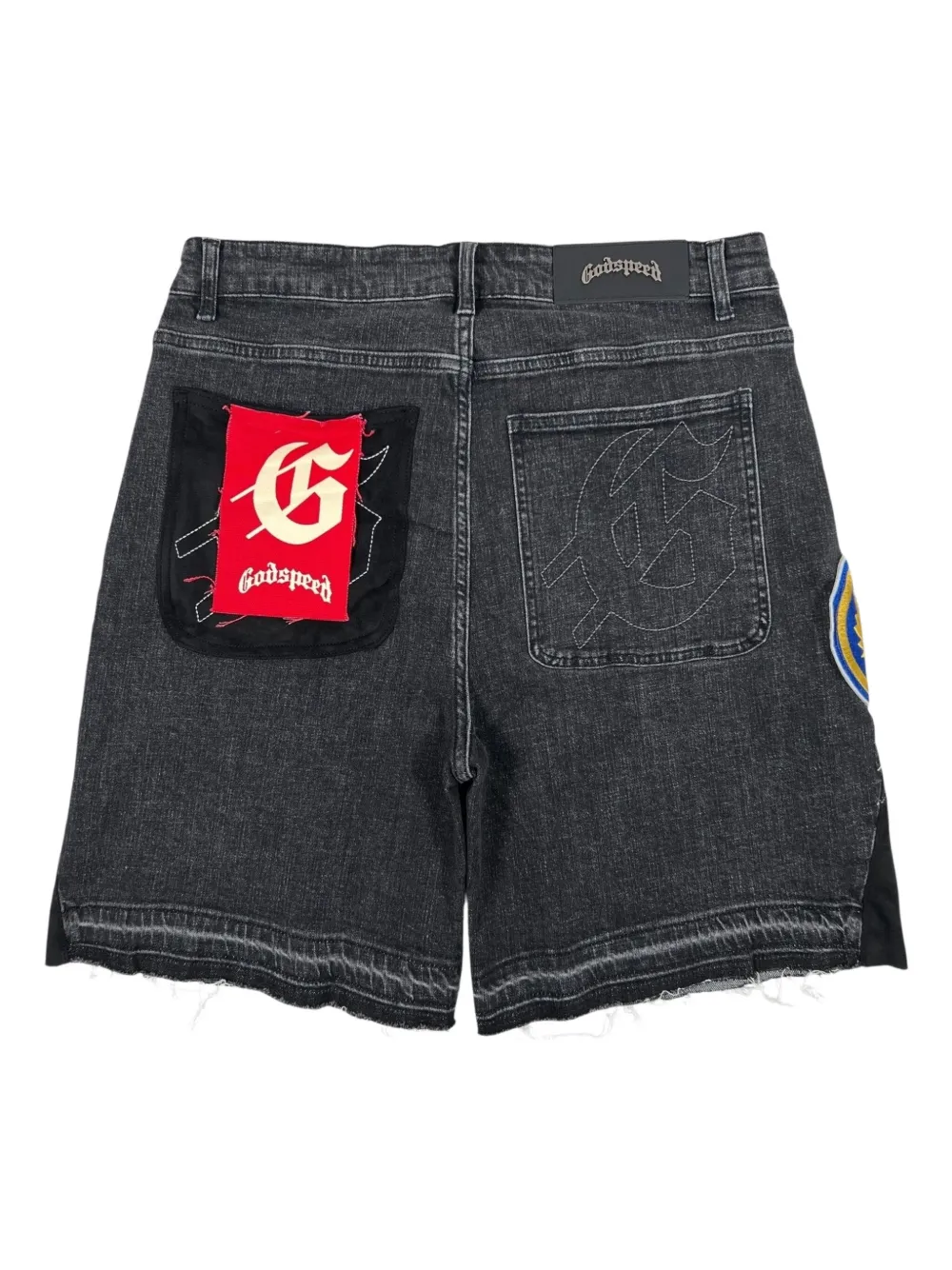 GODSPEED patchwork denim shorts | Denim Shorts | Image 2