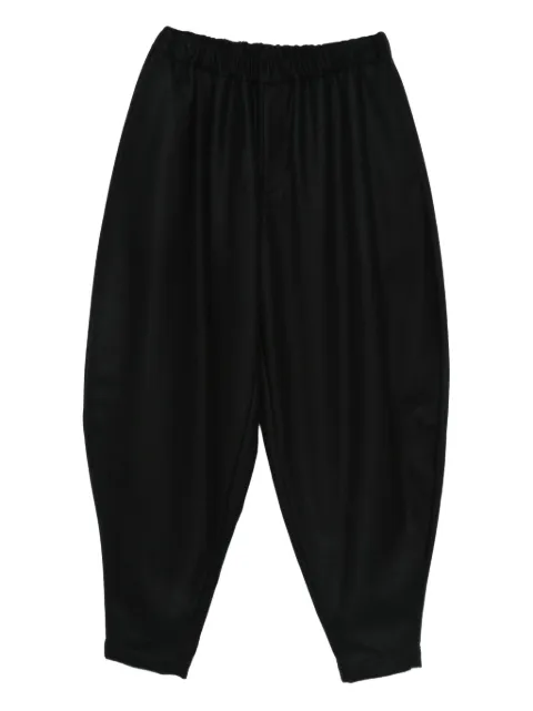 Black Comme Des Garçons wool trousers