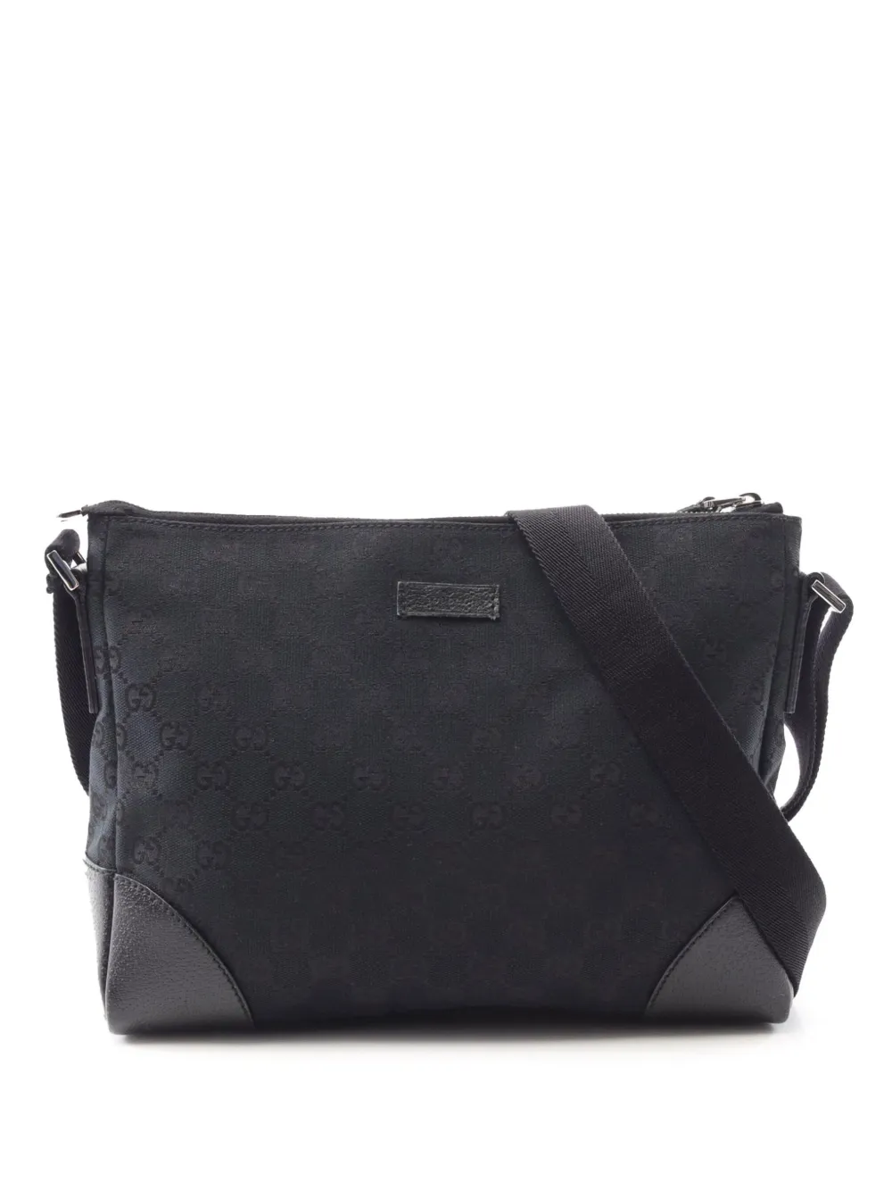 Gucci Pre-Owned 2000-2015 GG Canvas crossbody bag - ブラック Gucci Pre-Owned 2000-2015 GG Canvas crossbody bag - ブラック