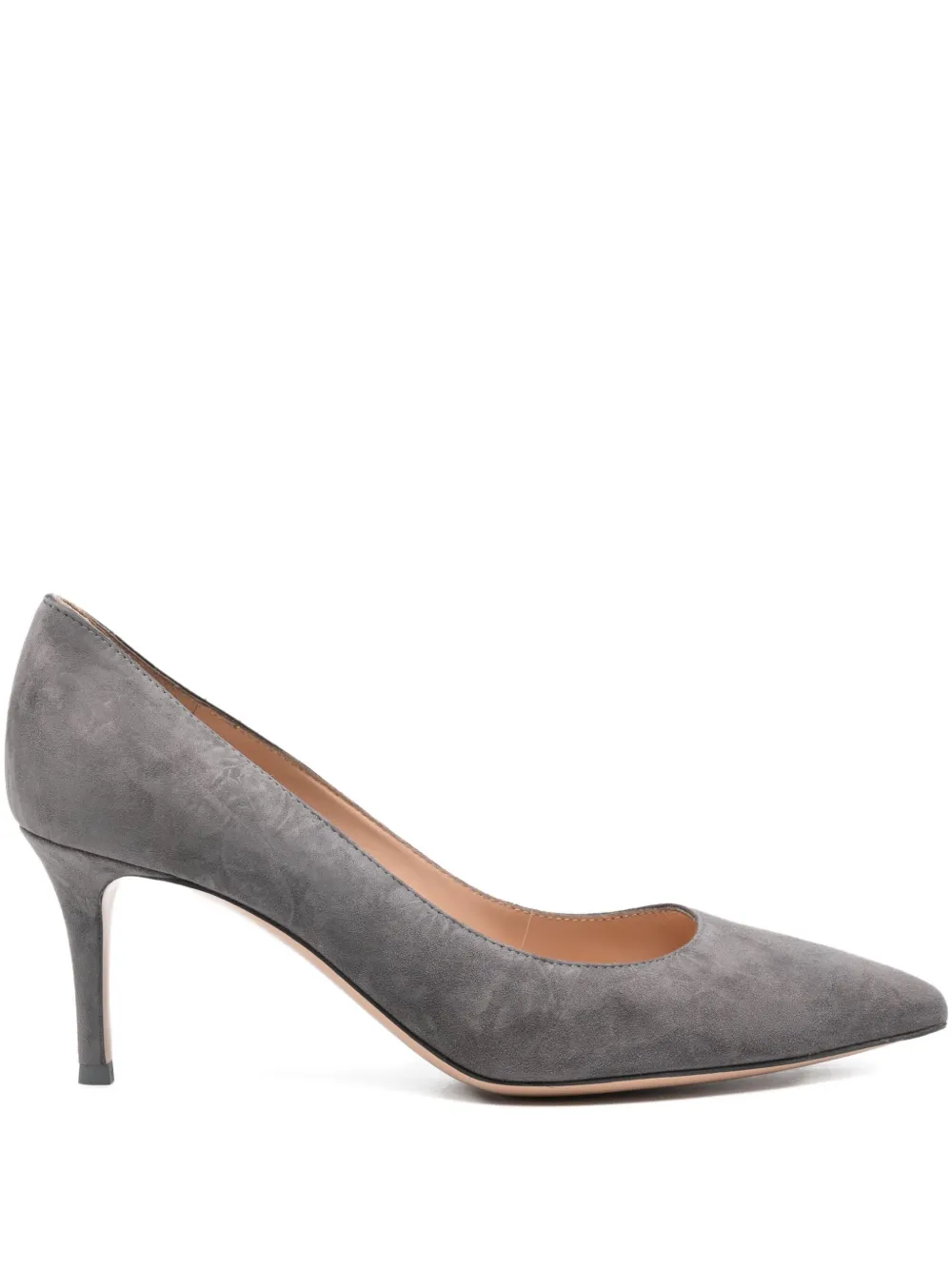Gianvito Rossi 70mm Gianvito suede pumps Grey