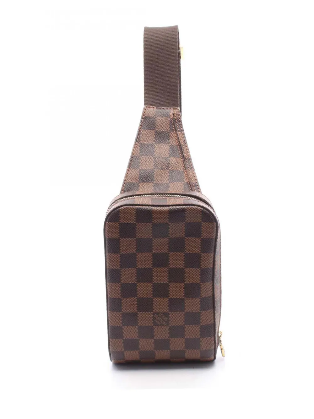 Louis Vuitton Pre-Owned 2010 Damier Ebene Geronimos crossbody bag - Louis Vuitton Pre-Owned 2010 Damier Ebene Geronimos crossbody bag -