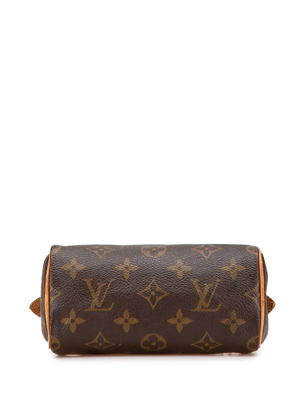 Pre-owned Louis Vuitton 1995 Monogram Mini Speedy Hl Satchel In Brown