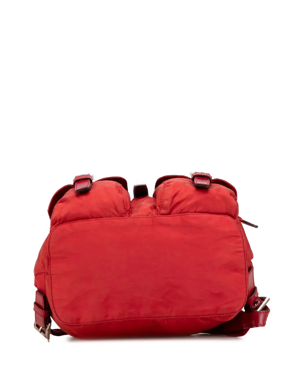 Pre-owned Prada 2000-2013 Tessuto Backpack In Red