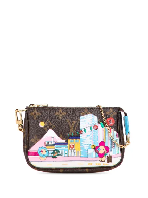 Louis Vuitton Pre-Owned 2022 Monogram Vivienne in Tokyo Mini Pochette Accessoires handbag