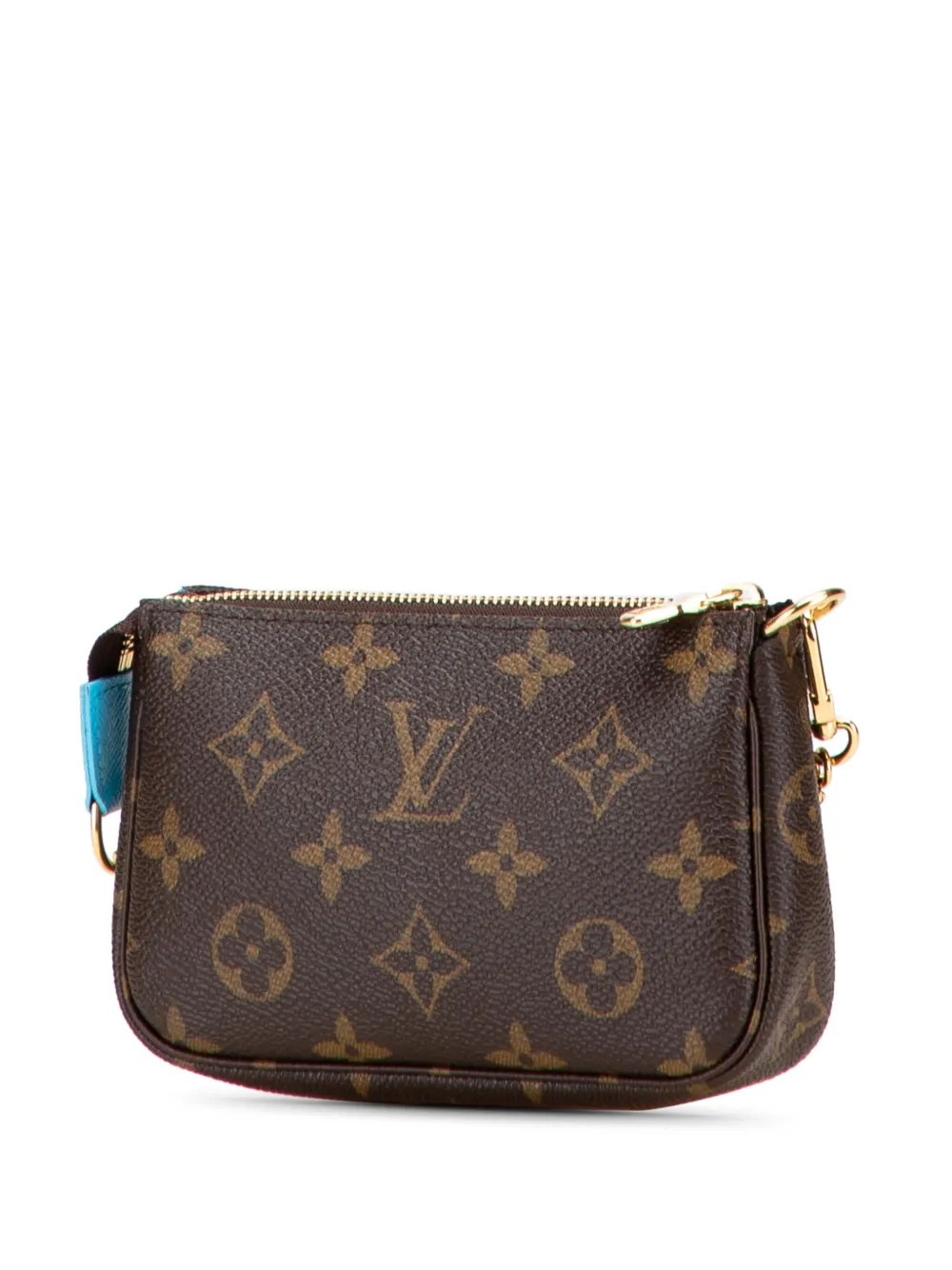 Pre-owned Louis Vuitton 2022 Monogram Vivienne In Tokyo Mini Pochette Accessoires Handbag In Brown