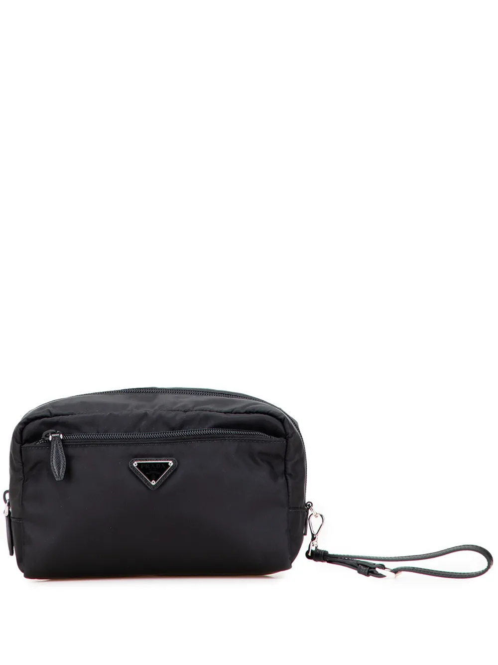 Prada Pre-Owned 2000-2013 Tessuto clutch bag - ブラック Prada Pre-Owned 2000-2013 Tessuto clutch bag - ブラック