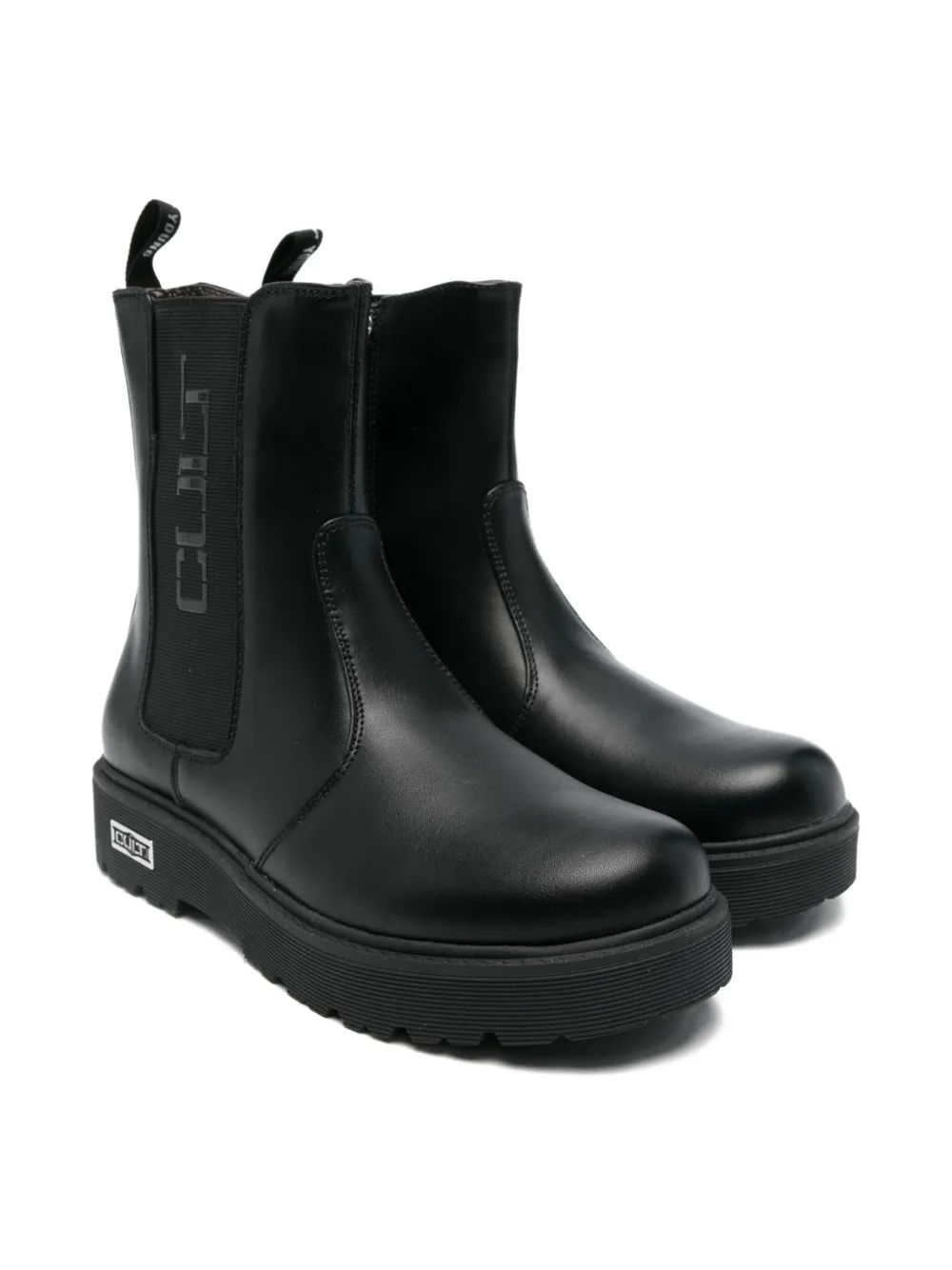 Cult zip-up Chelsea boots Black