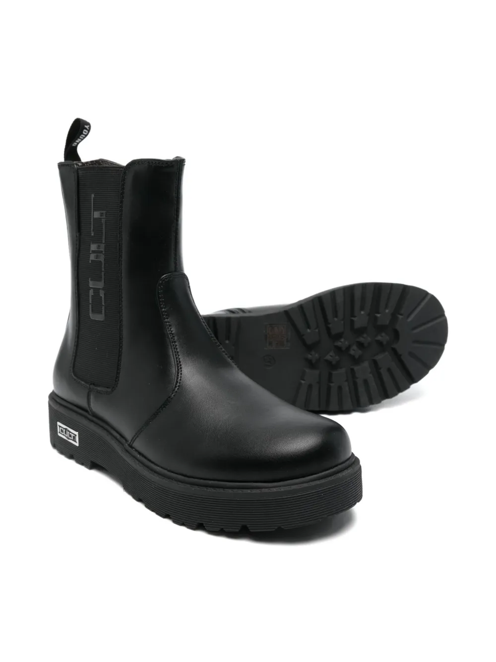 Cult zip-up Chelsea boots Black