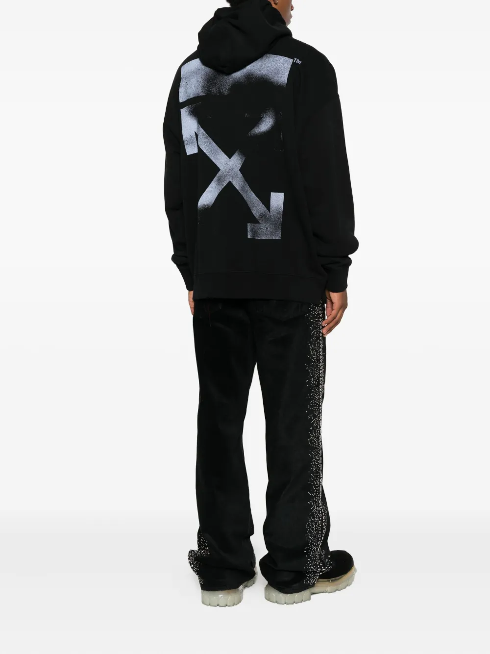 Off-White logo-motif hoodie | Hoodies | Image 2