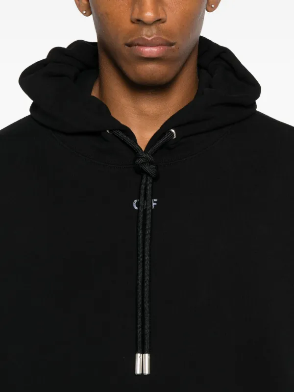 Off-White ロゴ パーカー | ブラック | FARFETCH JP