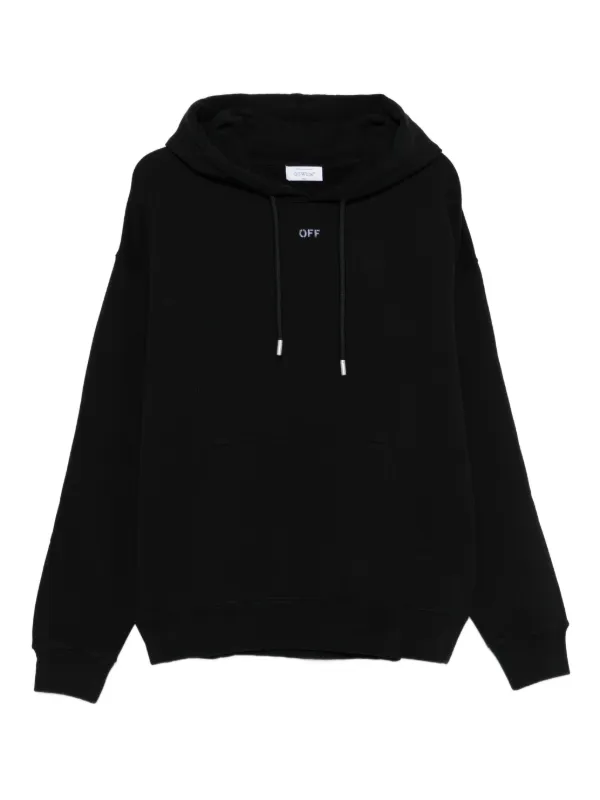 Off-White ロゴ パーカー | ブラック | FARFETCH JP