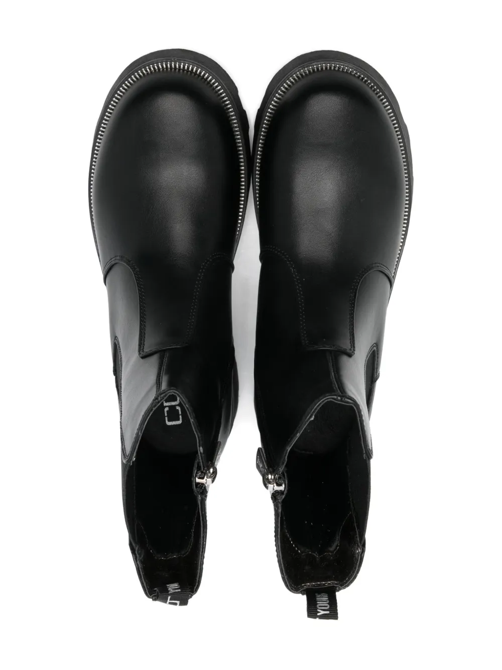 Cult zip-detail Chelsea boots Black