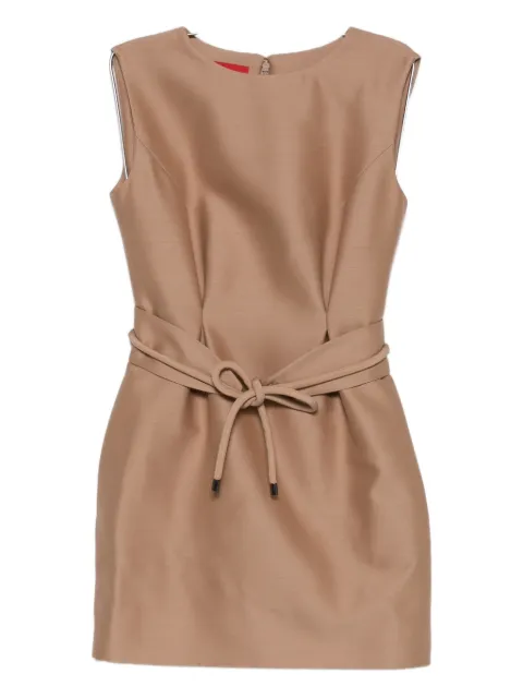 Curiel sleeveless belted mini dress