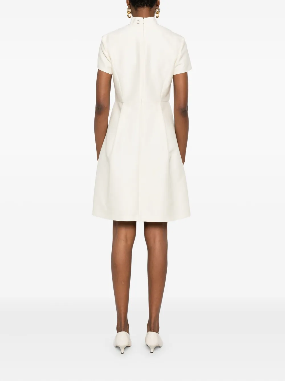 Curiel Geplooide jurk Wit