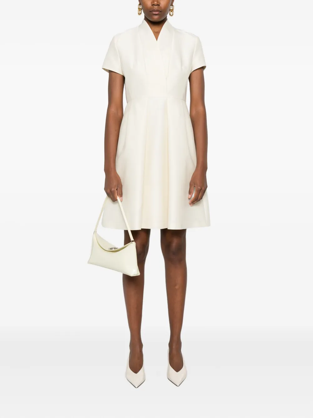Curiel short-sleeve pleated dress | Day Dresses | Image 2