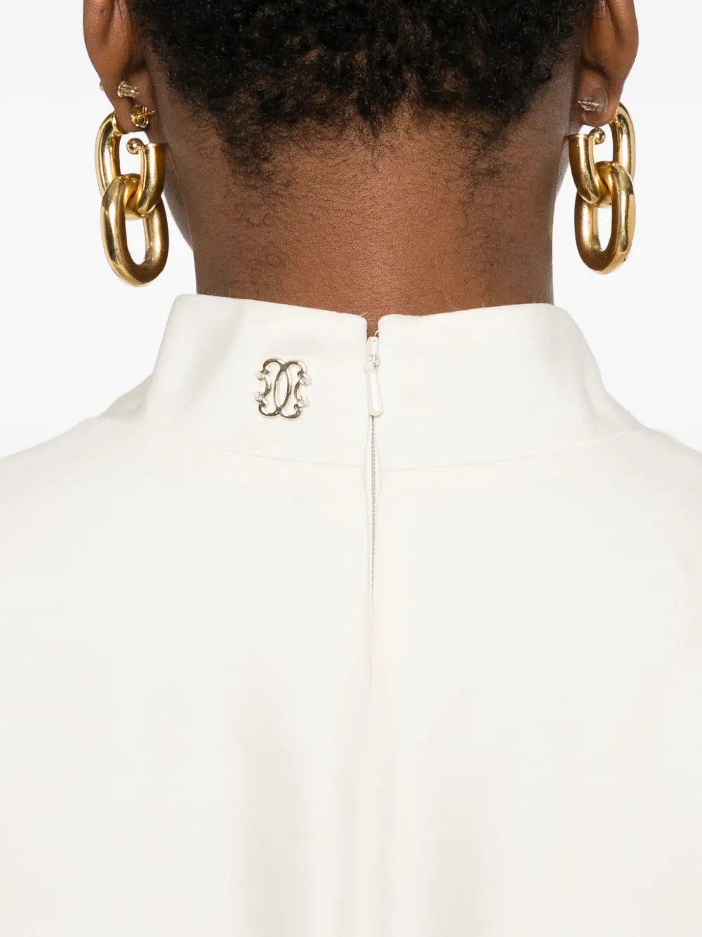 Curiel Geplooide jurk Wit