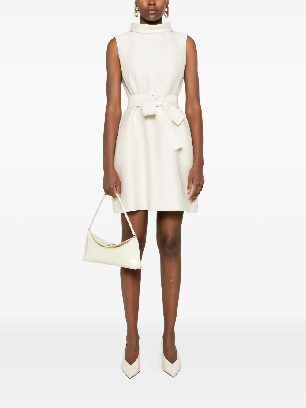 Curiel high-neck belted mini dress | Day Dresses | Image 2