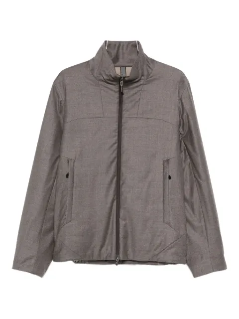 Sease zip-front panelled jacket