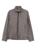 Sease zip-front panelled jacket - Grey