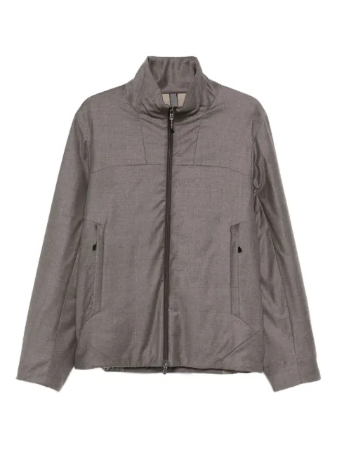 Sease zip-front panelled jacket