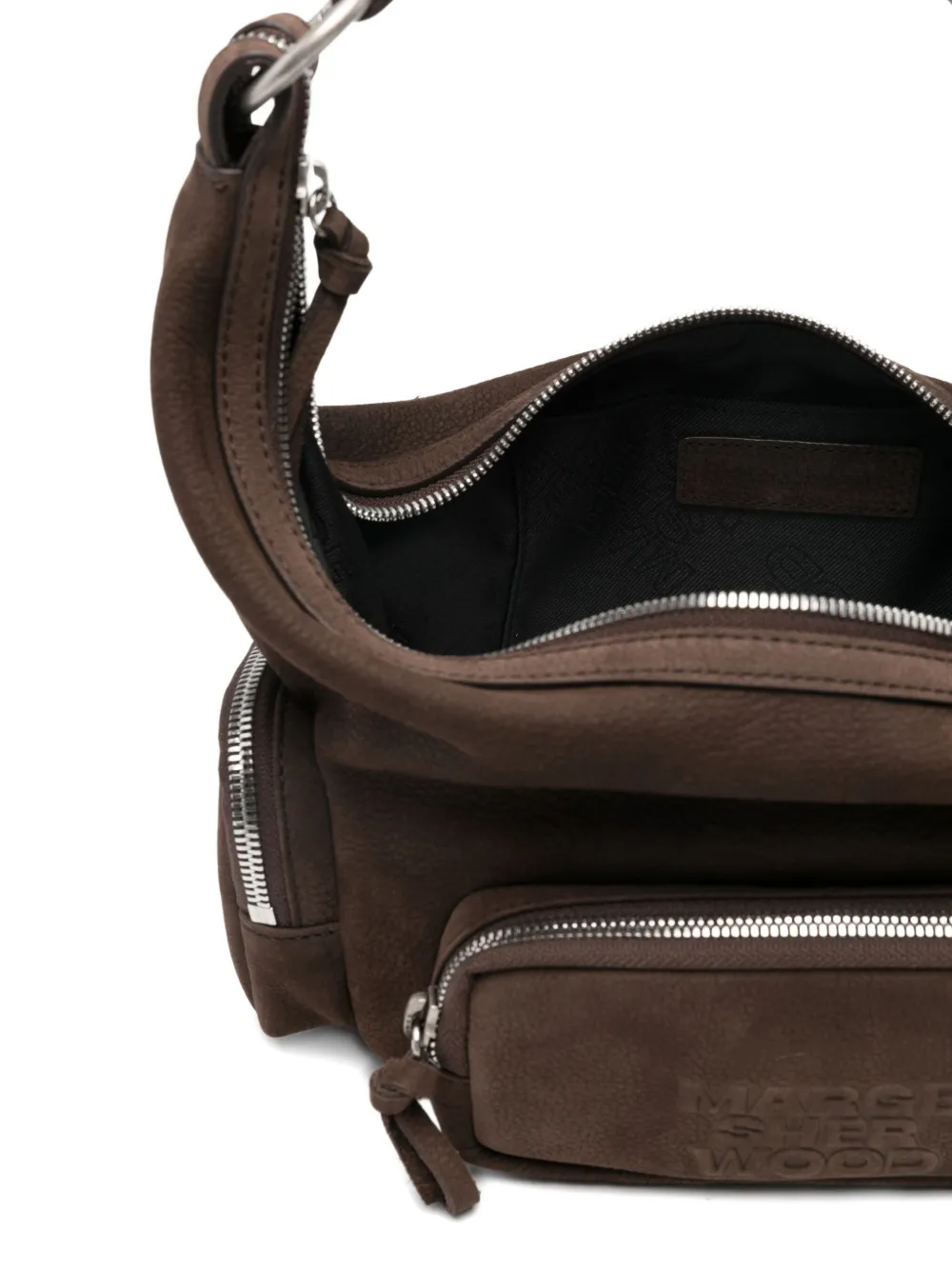 Margesherwood Zip-fastening Pocketed Tote Bag In Brown