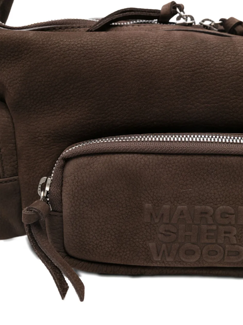 Margesherwood Zip-fastening Pocketed Tote Bag In Brown