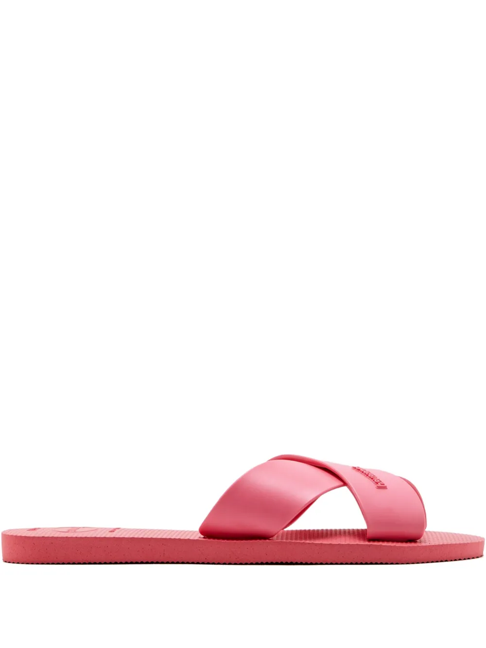 Havaianas Aqua Logo-embellishment Slides In Pink