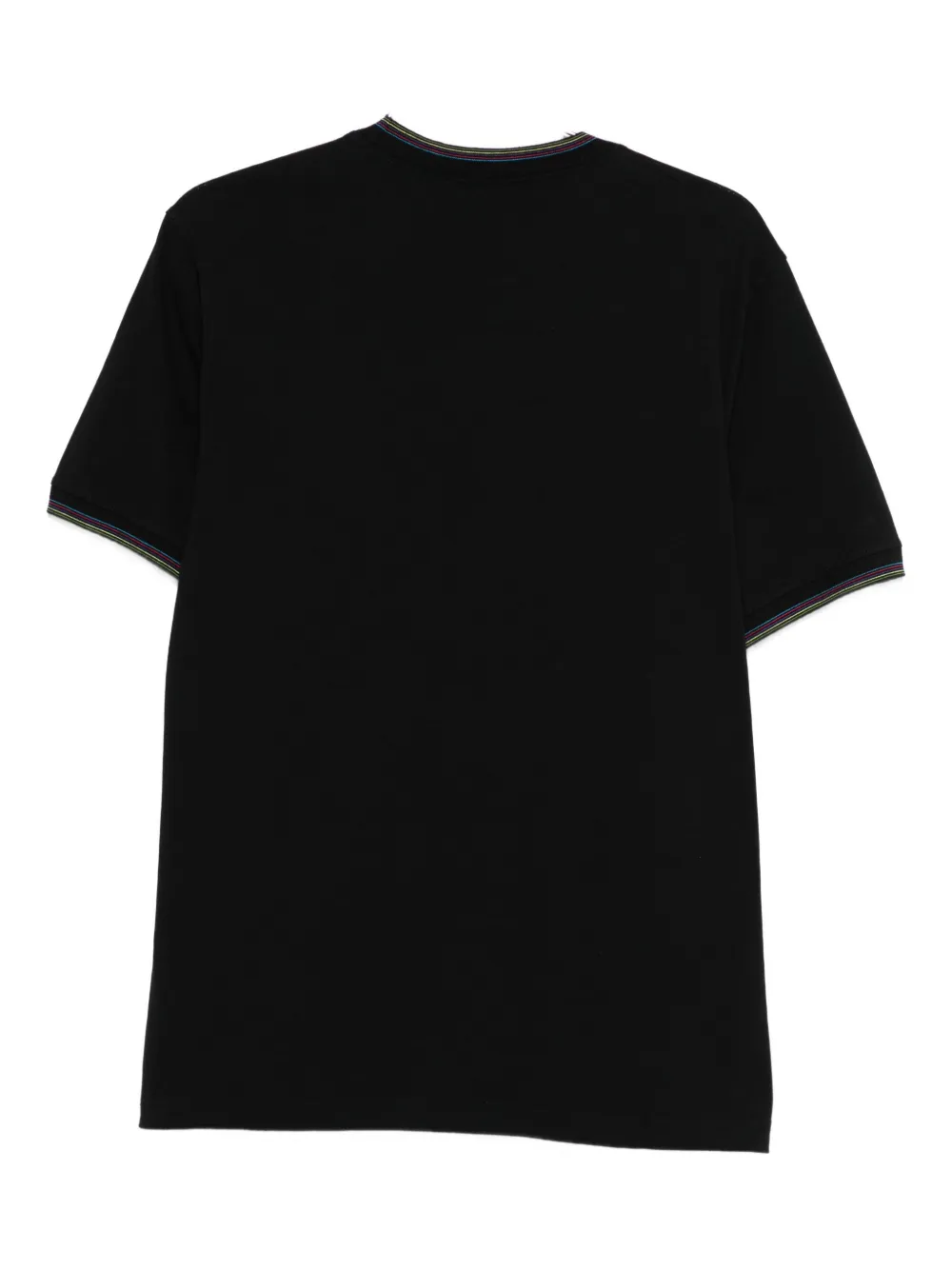 PS Paul Smith multi-stripe trim T-shirt - Zwart