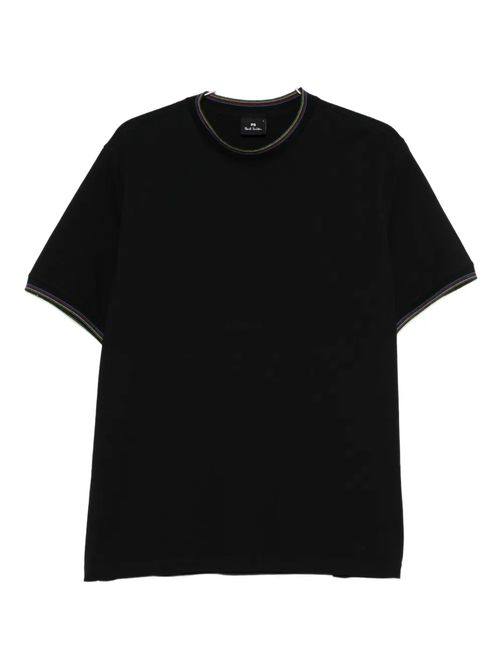 PS Paul Smith multi-stripe trim T-shirt | Black | Image 1