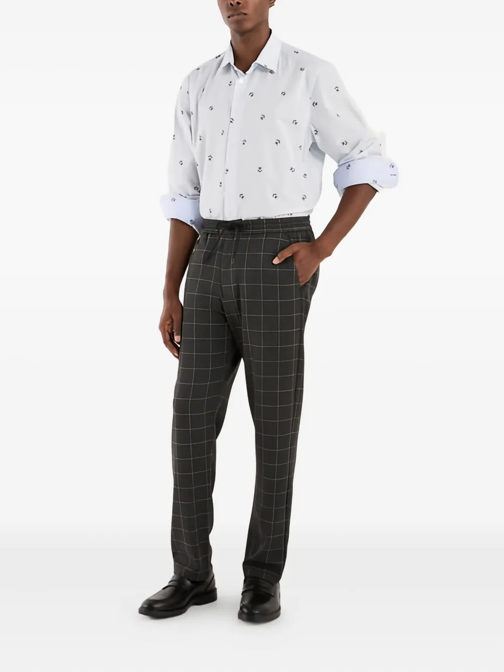 Paul Smith Overhemd met bloemenprint - Wit