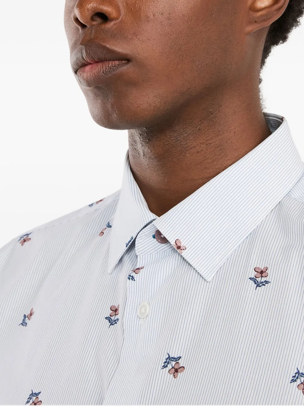 Paul Smith Overhemd met bloemenprint Wit