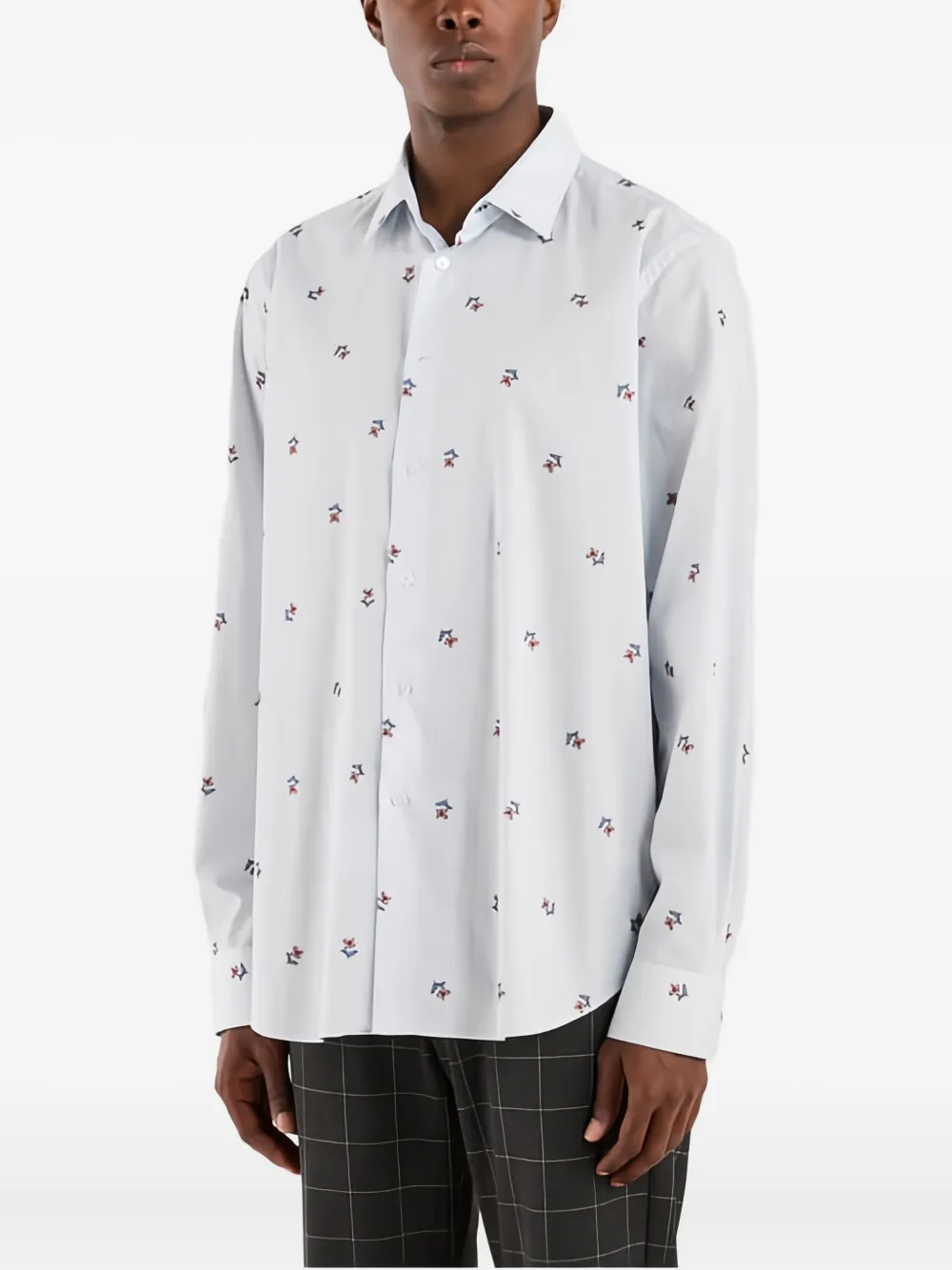 Paul Smith Overhemd met bloemenprint Wit