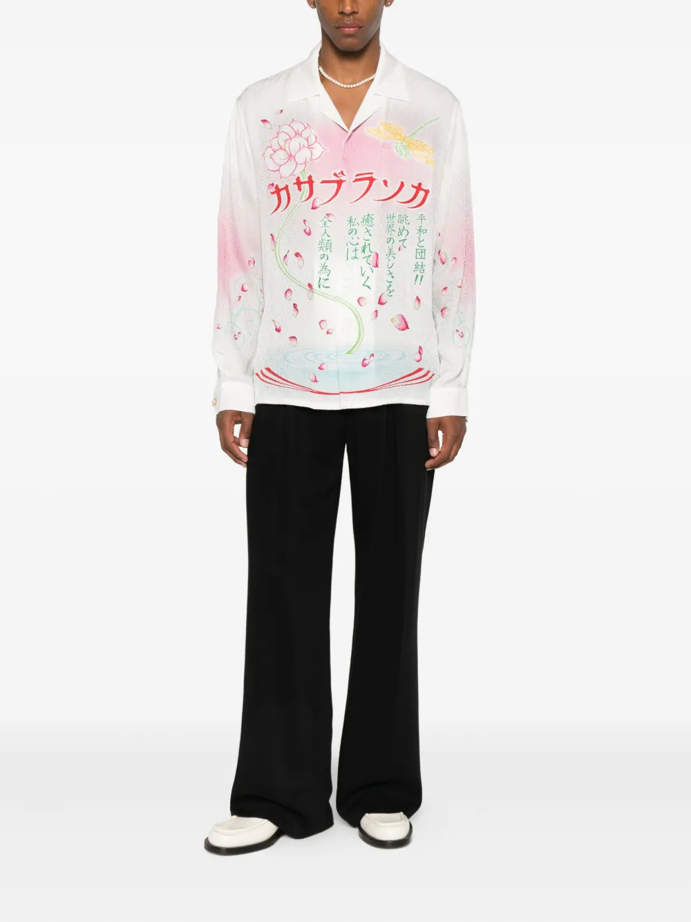 Casablanca lotus-print shirt | Image 2