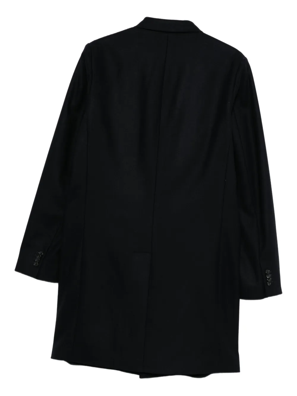 Ps By Paul Smith Button Coat In Black