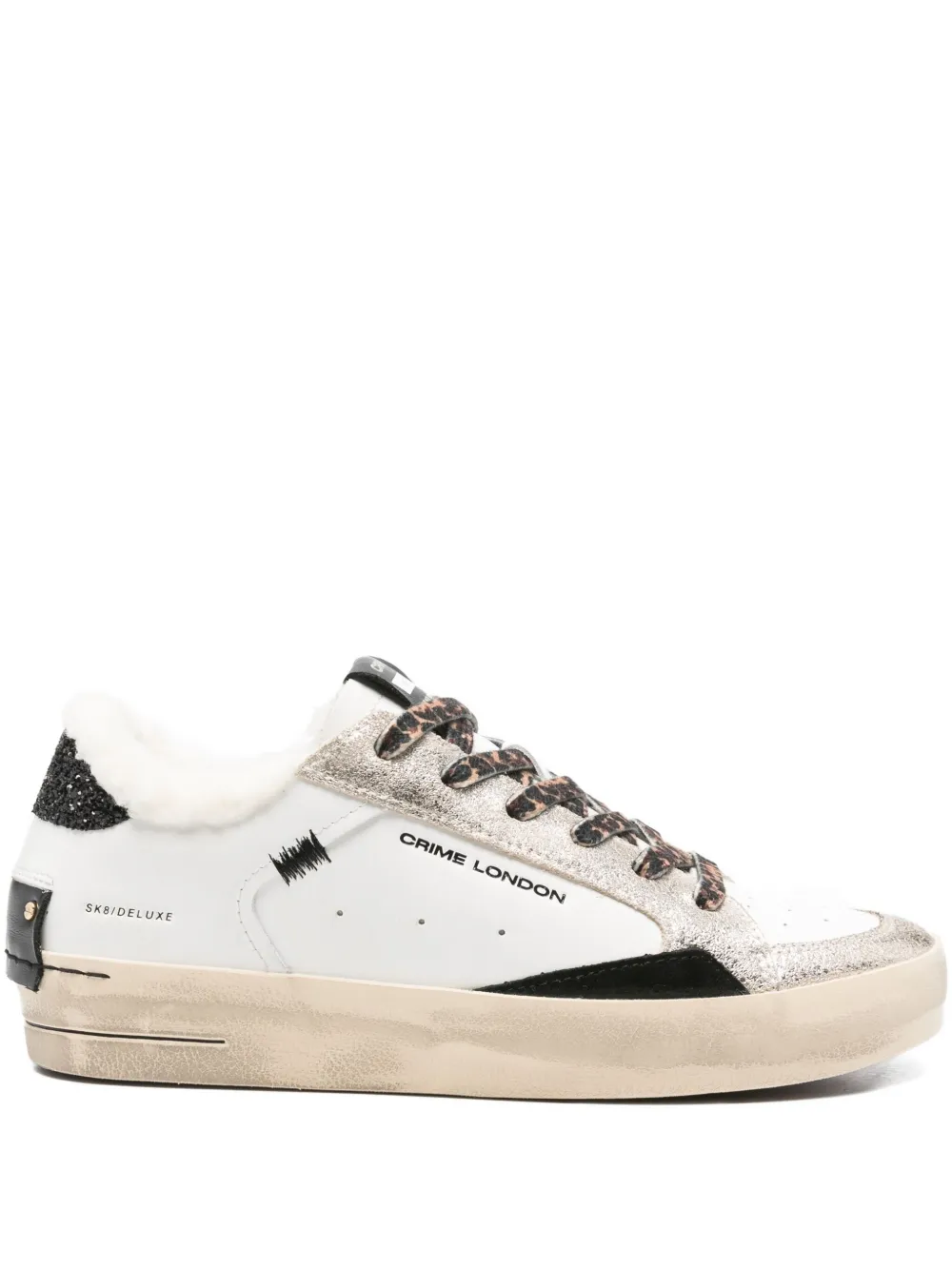 Crime London Sk8 Deluxe sneakers | White | Image 1