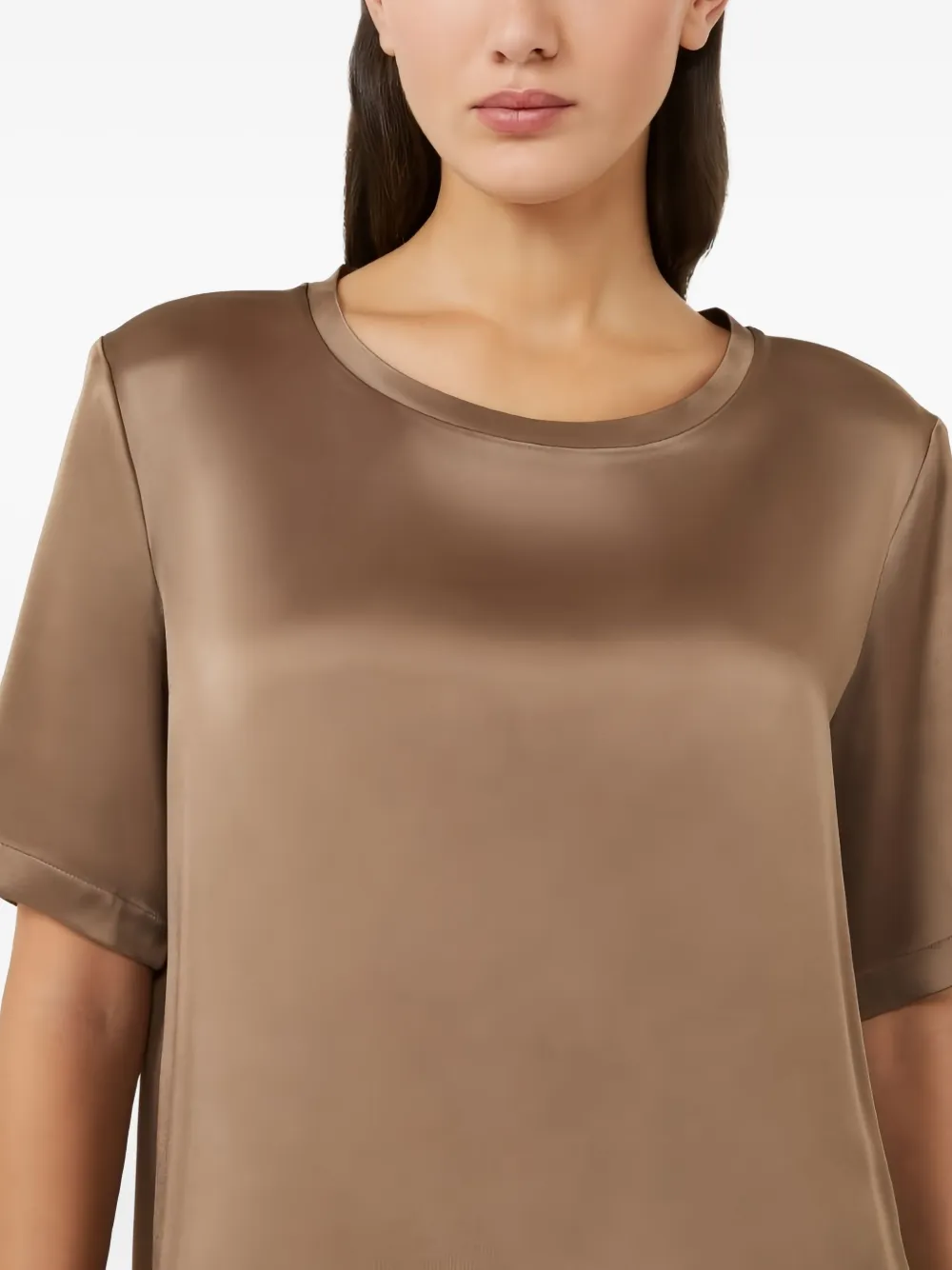 'S Max Mara T-shirt met korte mouwen Bruin