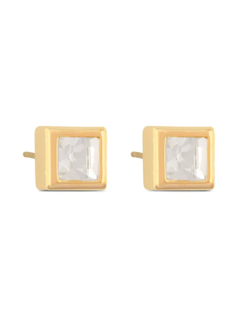 Monet Pre-Owned 1980s square-cut stud earrings