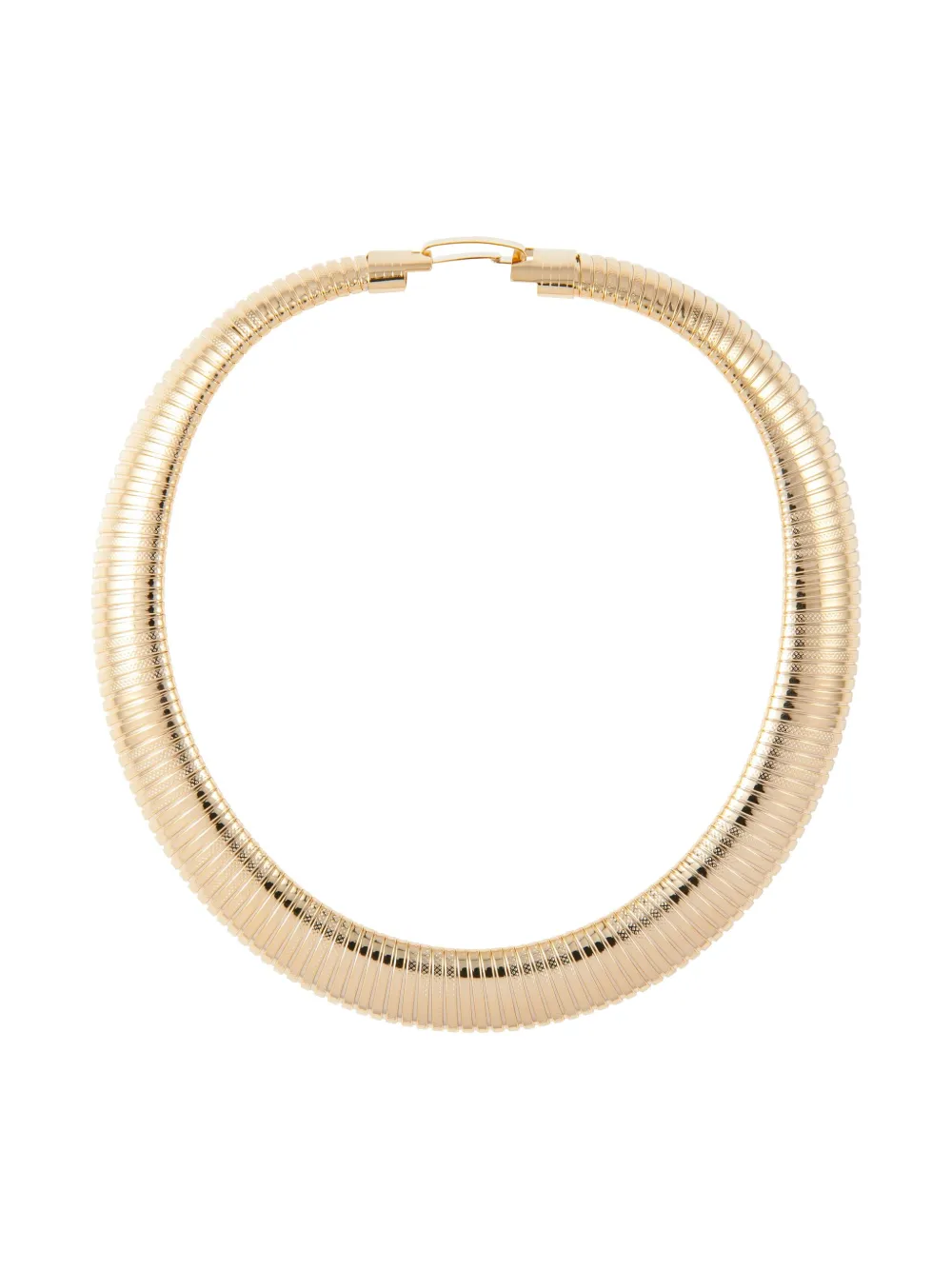 Susan Caplan Vintage 1980s flex necklace - Oro