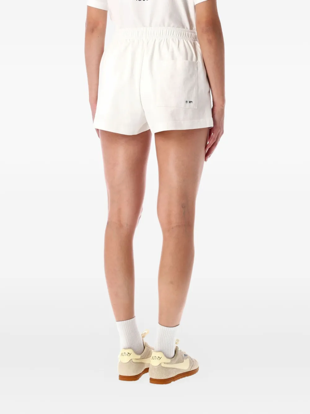 Sporty & Rich embroidered elasticated shorts | Short Shorts | Image 2