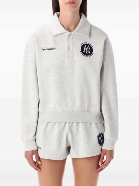 Sporty & Rich playera tipo polo con logo Yankees