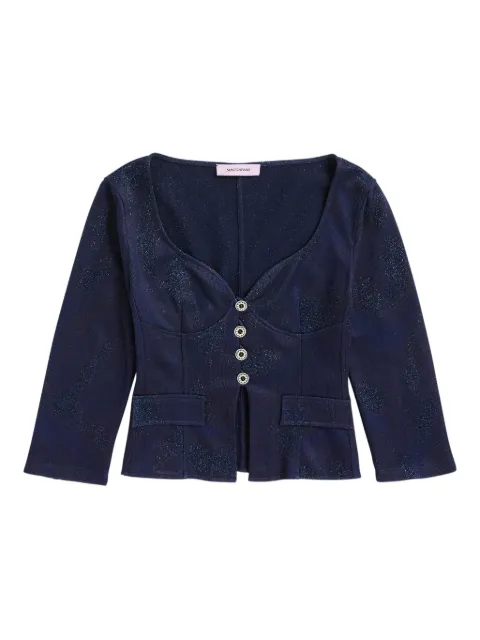 Maccapani Vinnie button-detailed structured top