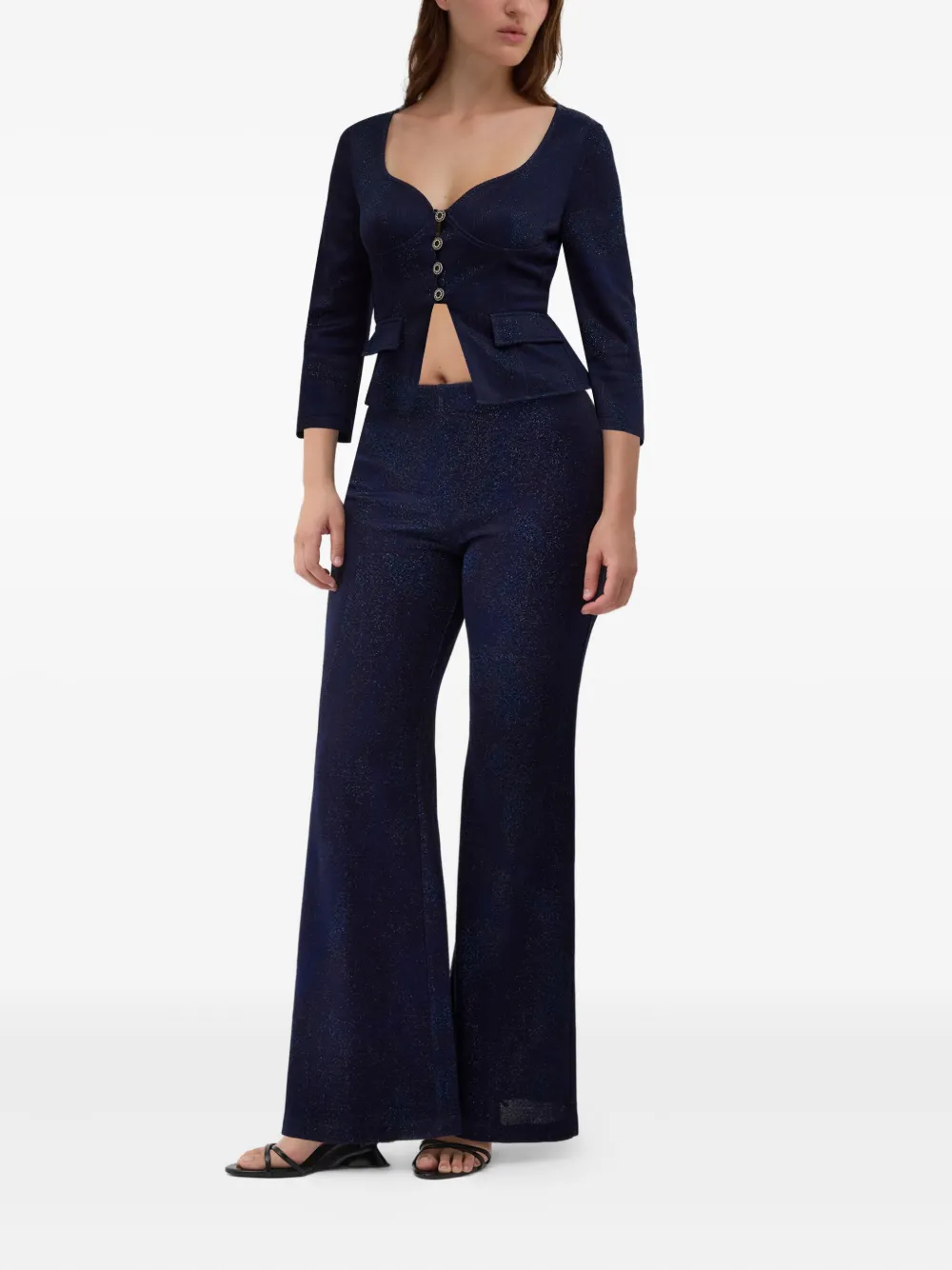 Maccapani Vinnie button-detailed structured top | Blouses | Image 2