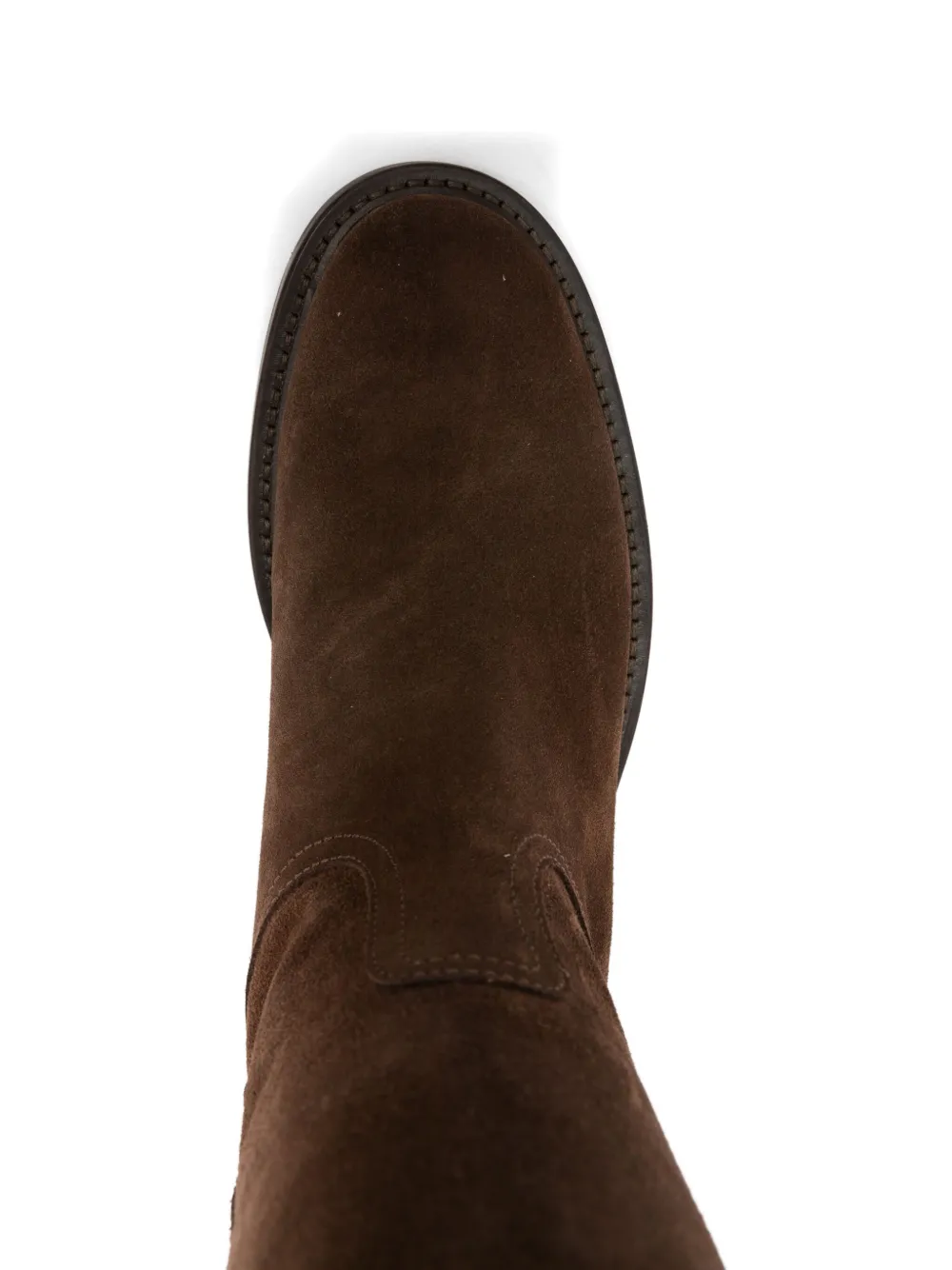 Anna F. suede knee-high boots Brown