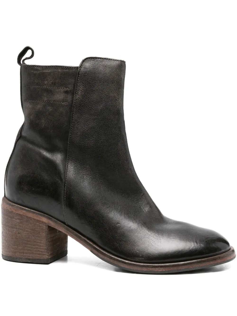 Moma 55mm leather boots Brown