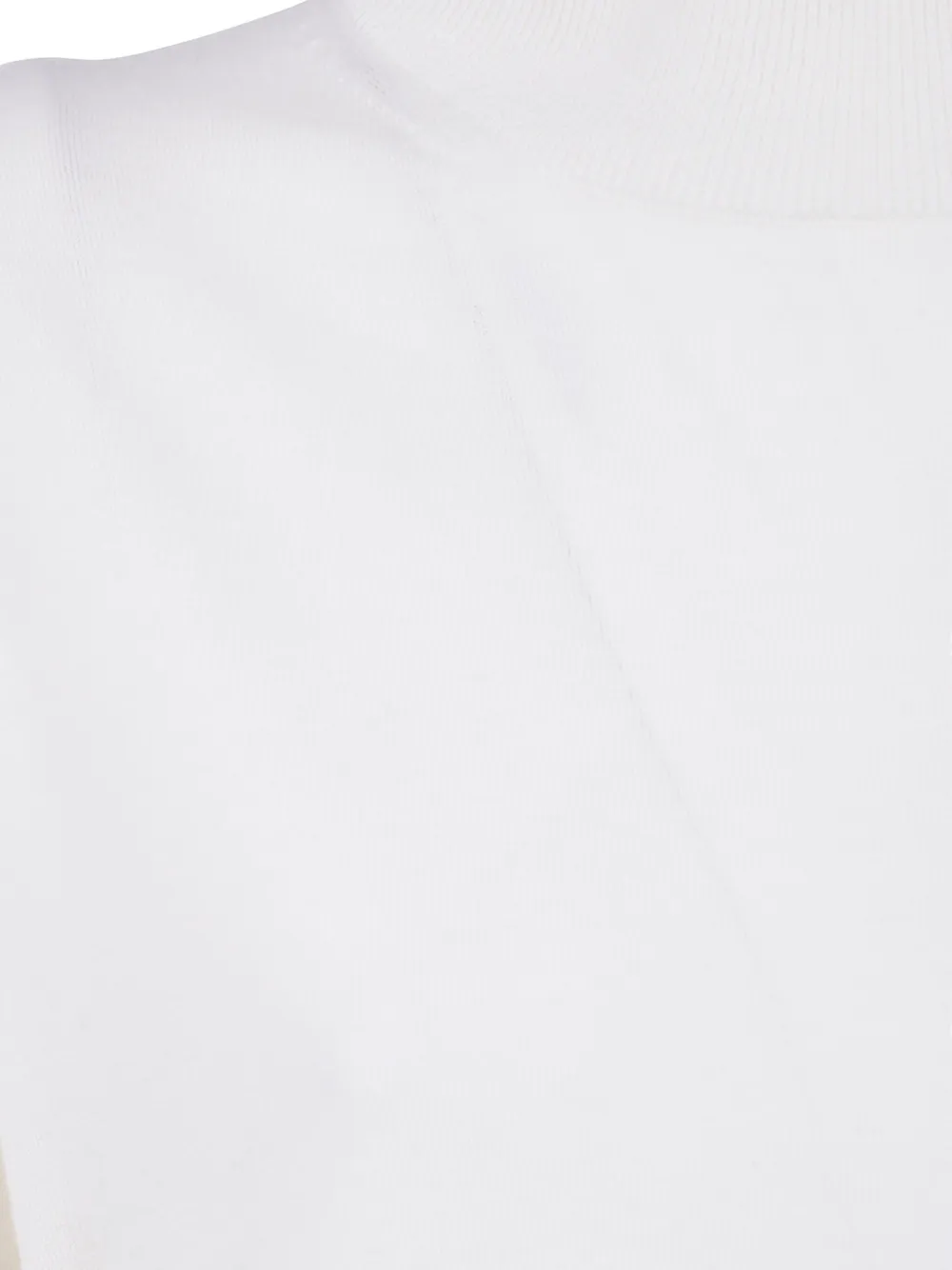 Laneus Long Sleeve Turtleneck Sweater For Men In White