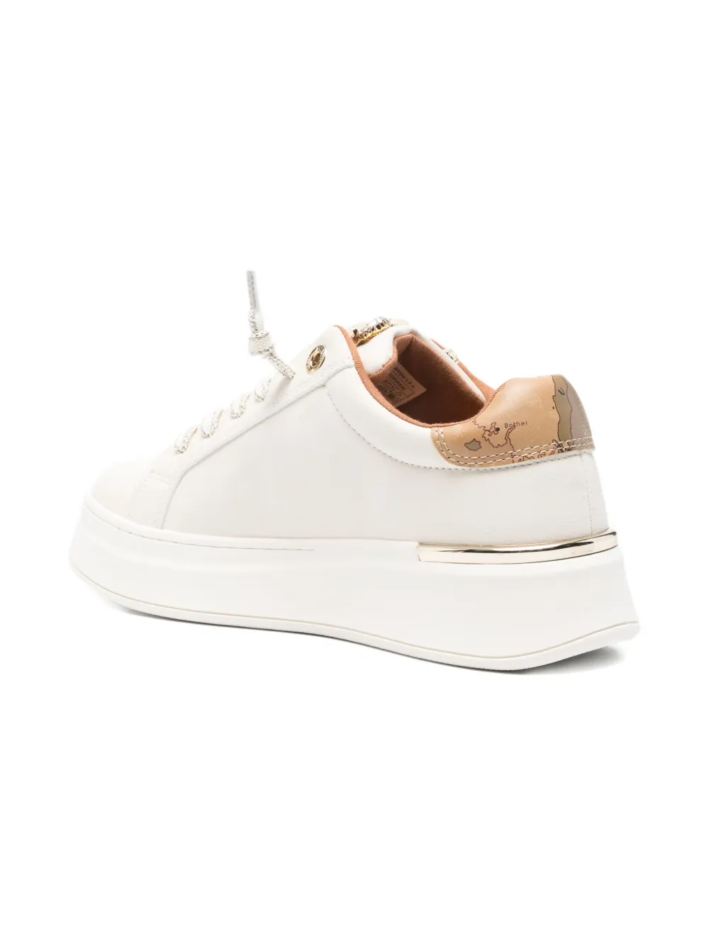 ALVIERO MARTINI 1° CLASSE platform embellished trainers White