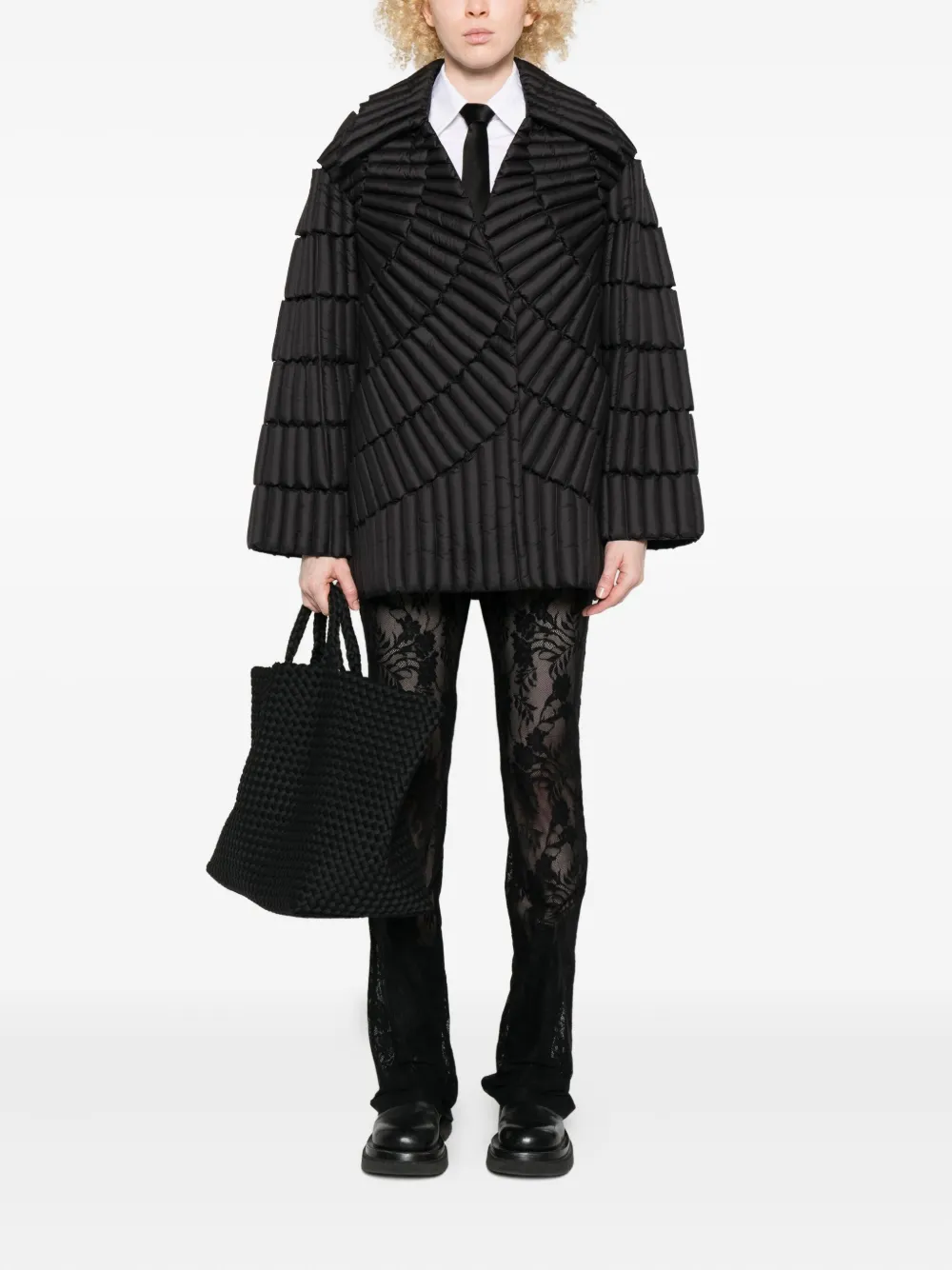Raxxy Quilted Jacket In Black