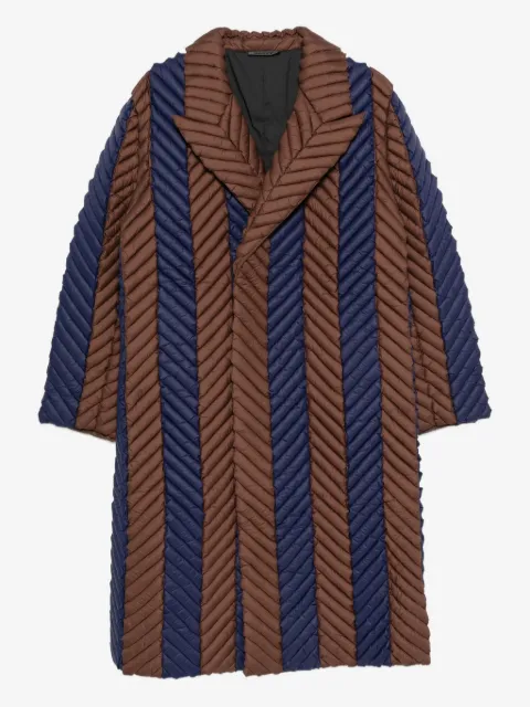 RAXXY herringbone-quilted coat
