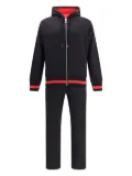 Kiton hooded zip-up tracksuit - Black