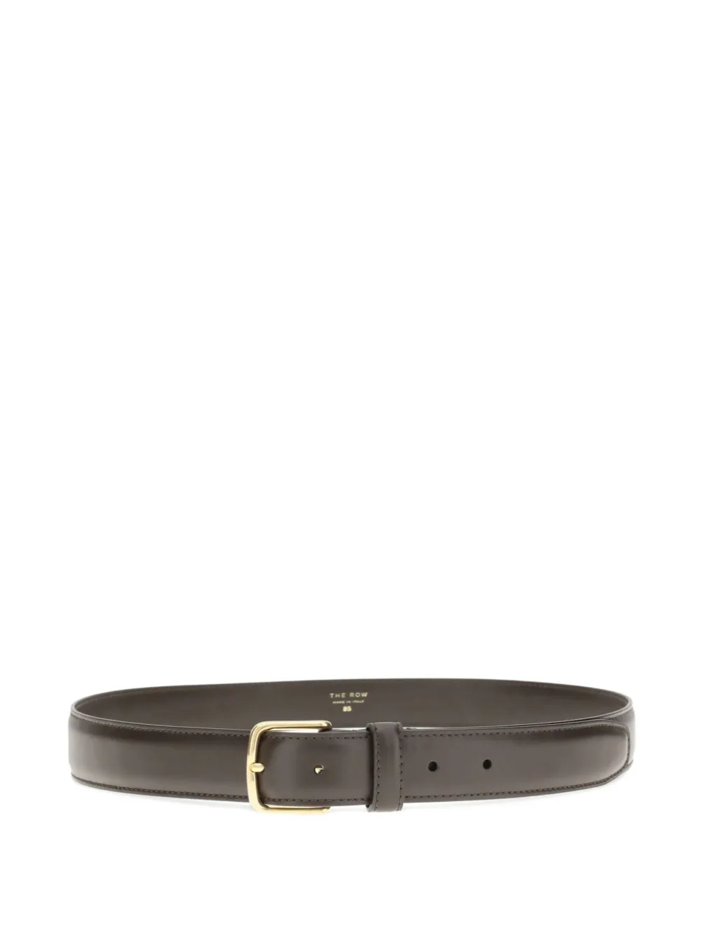 The Row leather buckle belt | Brown | Image 1